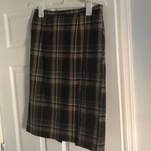 Isaac Mizrahi for Target plaid pencil skirt
